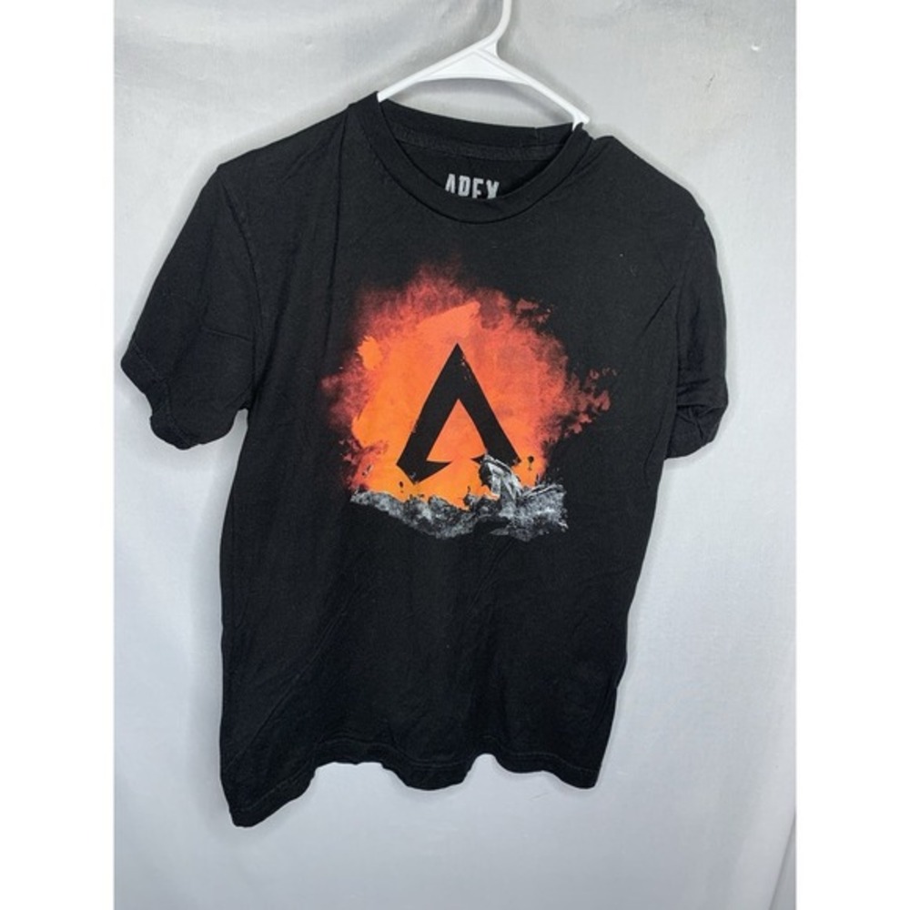 Apex Legends Adult Black Graphic‎  T-Shirt Game Logo Medium Loot Crate